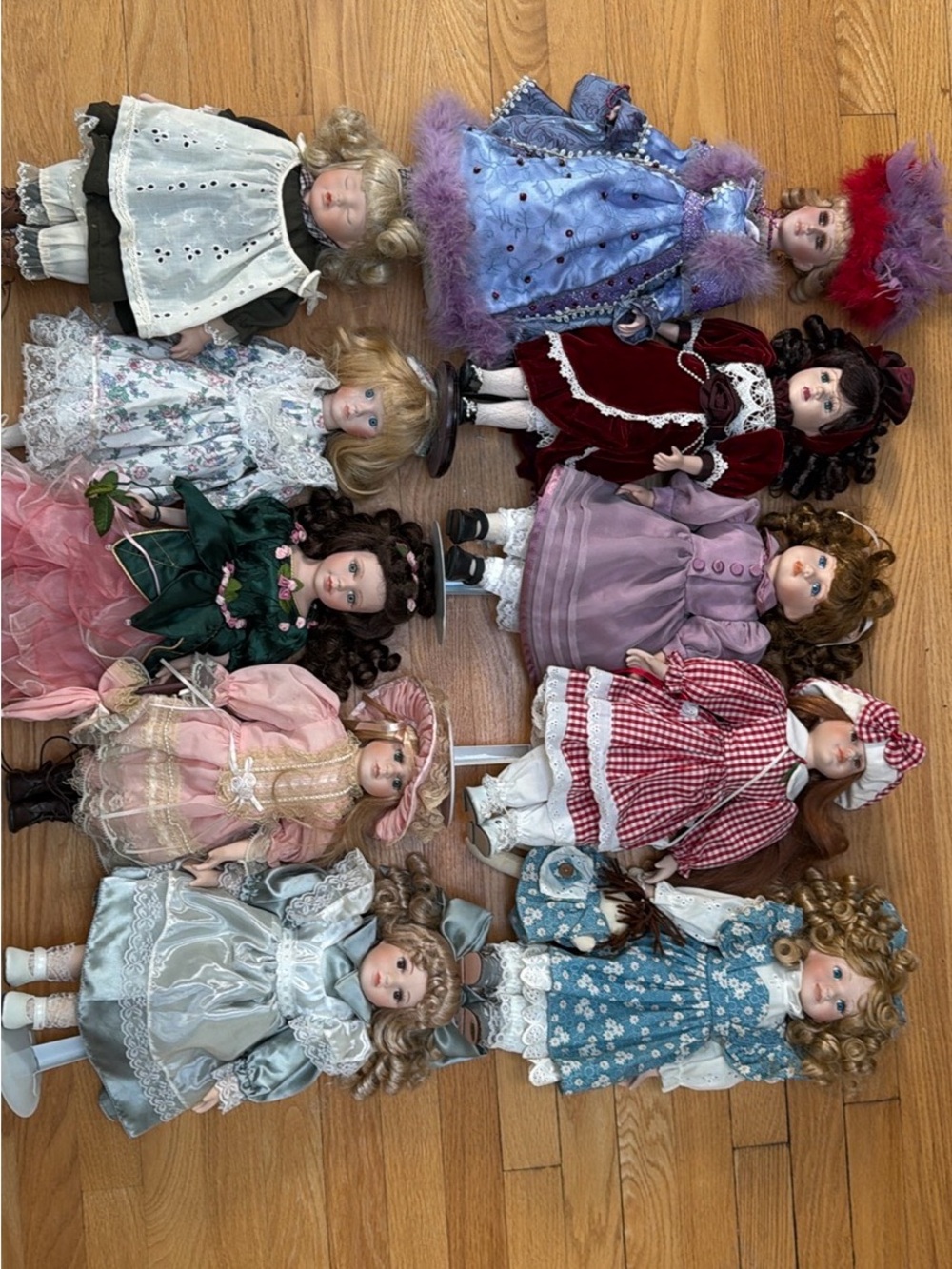 Porcelain dolls to grow a young mind’s imagination.